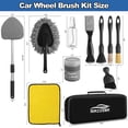 thumbnail image 2 of Kit de limpieza para auto NIKCOSMK de 14 piezas con mango extensible, 2 of 7