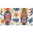thumbnail image 2 of Aloha Totem Mask Leaves 3 Ring Binders 1.5 inch Hardcover File Folders with Interior Pockets A4 Size Organizer for School Office Hospital, 2 of 8