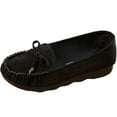 thumbnail image 2 of Eoperou Women Casual Faux Leather Bowknot Slip-on Non Slip Closed Toe Loafers Shoes, 2 of 8
