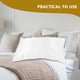 thumbnail image 5 of Funda de almohada de seda sintética, suave y refrescante, similar a la seda, con cierre de sobre, para mujeres y hombres que duermen en blanco, 5 of 7
