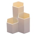 thumbnail image 1 of Makeup Brush Holder Organizer, 3 Slot Plastic Cosmetics Brushes Pen Storage, 1 of 5