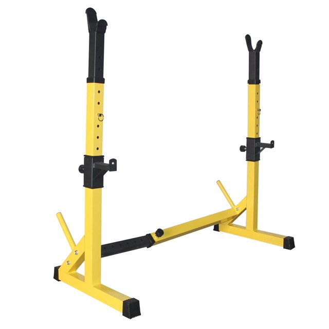 Estación de Sentadillas UrbanFit Pro Banco Multiposiciones Amarillo Unitalla