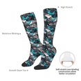 thumbnail image 6 of Fotbe snow board colorful print Women's Men's Novelty Crew Socks Cotton Socks Knee High Socks for Walking,Running,Nurses,Pregnancy, 6 of 8