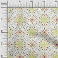 thumbnail image 1 of oneOone Silk Tabby Yellow Fabric Floral|Heart & Dots Sewing Fabric By The Yard Printed Diy Clothing Sewing Supplies 42 Inch Wide, 1 of 4