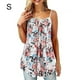 thumbnail image 3 of Minnieouse Camiseta sin mangas con tirantes de verano con estampado suelto para mujer Camisetas sin mangas Blanco S Minnieouse AP001915-17, 3 of 5