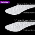 thumbnail image 5 of WILLED Heel Grips for High Heels, 4 Pairs Heel Pads for Shoes That Are Too Big Women Men, 4D Heel Inserts for Loose Shoes, Anti Slip, Prevent Rubbing Blisters, Normal and 1/2 a Size Bigger, 5 of 7