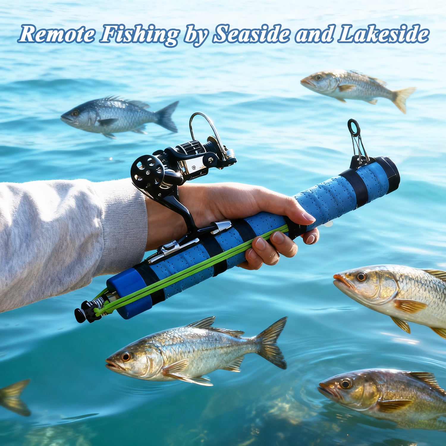 Fishing Catapult Rod Portable Lure Tools Slingshot Fishing Reel Professional Pole Shooting Hunting