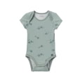 thumbnail image 2 of Modern Moments by Gerber Baby Neutral Super Soft Viscose Short Sleeve Bodysuits, 2-Pack, Sizes 0M-12M, 2 of 8