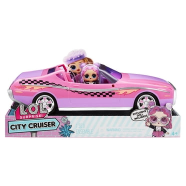 LOL Surprise City Cruiser, Pink and Purple Sports Car, Fabulous Features with Exclusive Doll, Kids Toy Gift Ages 4 