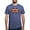 Heather Blue, variant on CafePress - UK British Union Jack Flag Retro Style 3:5 Men's D - Mens Tri-blend T-Shirt