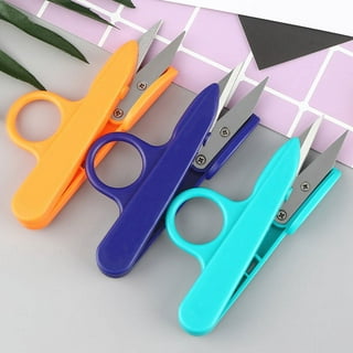 Unique Bargains Metal Thread Cutter Tailor Craft Yarn Scissors Clippers  Snips 5Pcs