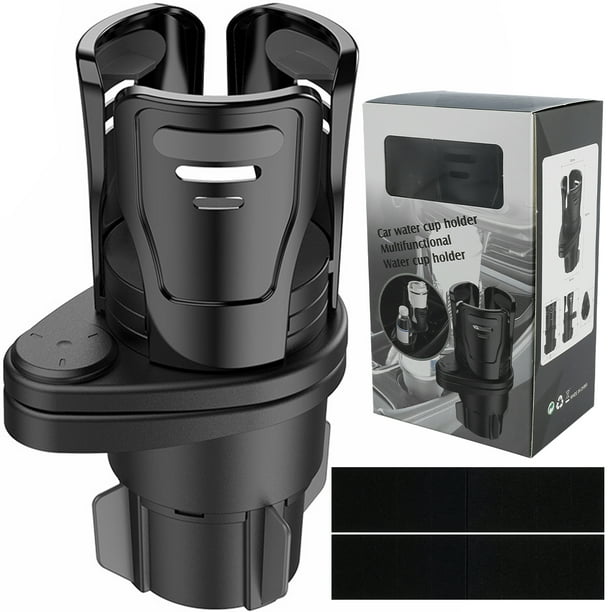2 En 1 Portavasos Para Automóvil Adaptador De Expansión Universal Para Teléfono Para Automóvil Soporte Para Botella De Bebida Soporte Para Vaso De Agua Giratorio De 360 ° Para Vehículos Para La Mayorí Muyoka Hogar