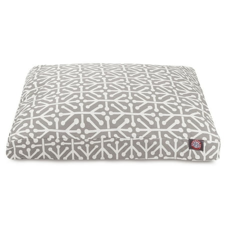 UPC: 0788995502784 | Majestic Pet | Aruba Rectangle Pet Bed For Dogs  Removable Cover  Gray  Large