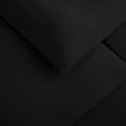 thumbnail image 3 of Serta Simply 3-Piece Clean Antimicrobial Black Solid Comforter Set, Full/Queen, 3 of 11