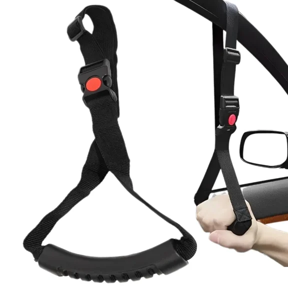 2*Auto Cane Car Grab Handle Portable Adjustable Standing Aid Safety Handle Nylon