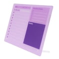 thumbnail image 1 of Calendrier de Bureau en Acrylique, Tableau de Planification Quotidienne Résistant aux Fissures et Réutilisable pour Bureau Maison École avec Support, 1 of 7