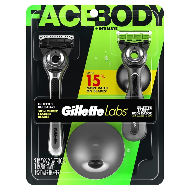 GilletteLabs Razor Duo Pack, GilletteLabs Face Razor and Body +