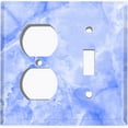 thumbnail image 4 of Metal Light Switch Plate Outlet Cover (Image of Marble Blue MAR011), 4 of 13