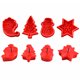 thumbnail image 1 of Utensilios Para Hornear En La Cocina, 4 Uds., Molde Cortador Para Hornear De Navidad Para Pastel De Fondant, Galletas, Pasteles, Herramientas Para Hornear En La Cocina ANGGREK Christmas Baking Cutter, 1 of 8