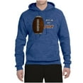 thumbnail image 2 of Wild Bobby Football Fingerprint It's in My DNA Sports Unisex Hoodie Sweatshirt, 2 of 6