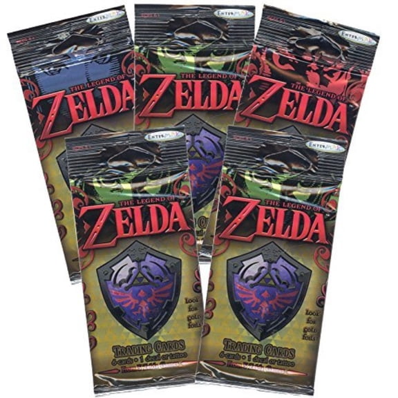 Enterplay - The Legend of Zelda Trading Cards - 5 Pack Lot