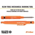 thumbnail image 2 of Lápiz mecánico de carpintero Klein Tools Skribes de 2,8 mm con Sha, 2 of 9