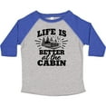 thumbnail image 3 of Inktastic Life is Better at the Cabin with Trees and Moon Boys or Girls Toddler T-Shirt, 3 of 5