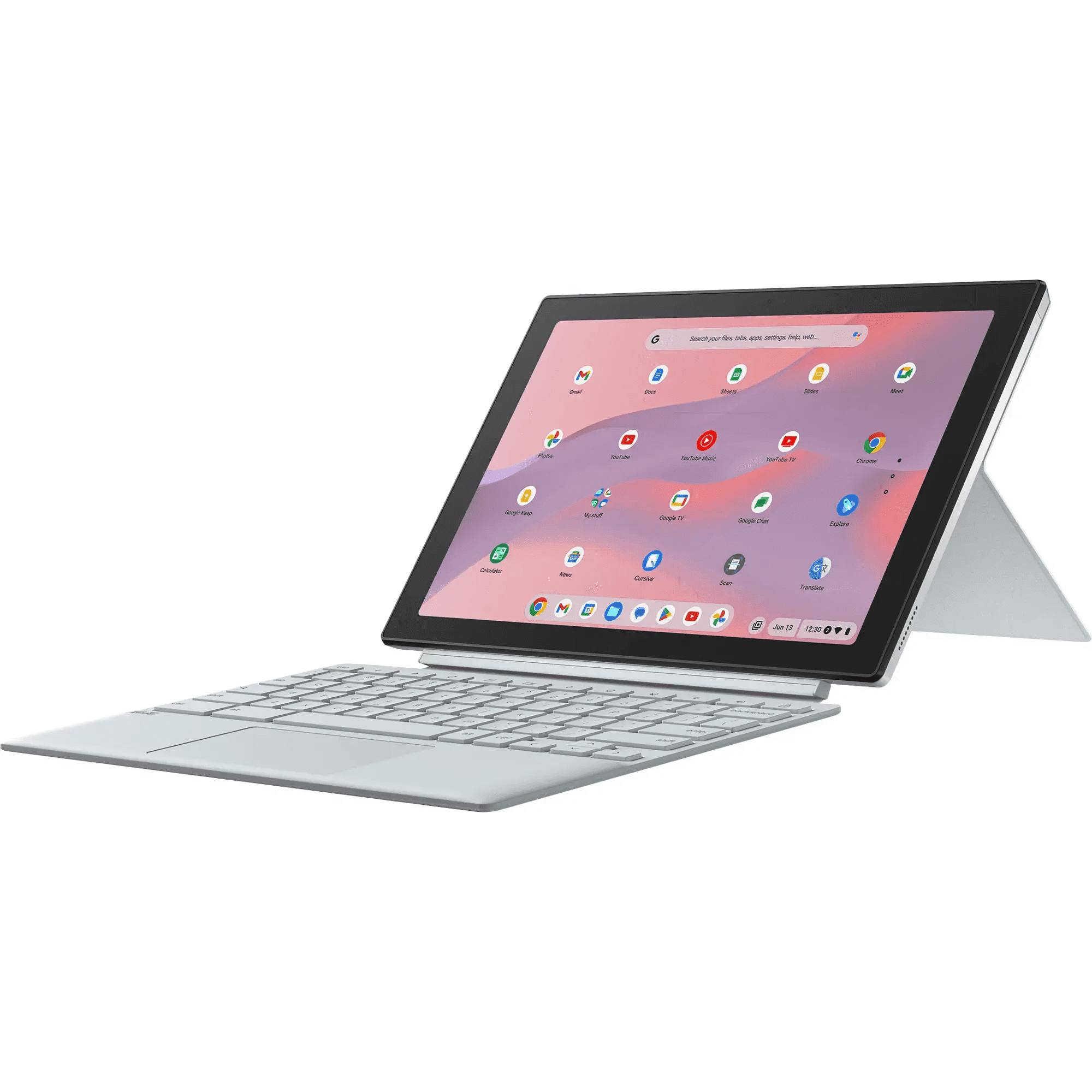 Asus Chromebook 10.5" WUXGA 2-in-1 Laptop MediaTek Kompanio 520 8GB RAM 128GB SSD Chrome OS, Silver