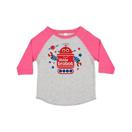 

Inktastic Robot Little Brother Gift Toddler Boy Girl T-Shirt