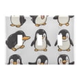 thumbnail image 2 of Dailycode Light Switch Plate Covers 2 Gang Wall Plate Plastics Outlet Covers for Kitchen Home Office Decor Cartoon Happy Penguins, 2 of 8