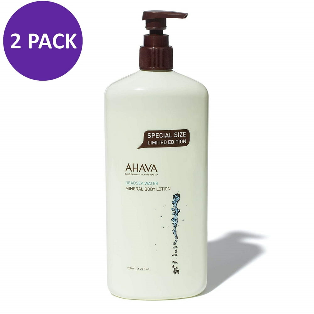 Ahava Ahava Dead Sea Water Mineral Body Lotions, 24 Oz (2 PACK