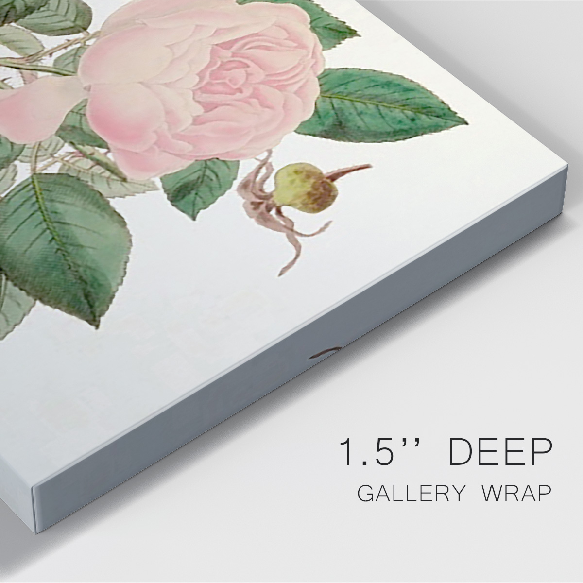 Pink Floral Mix II Premium Gallery Wrapped Canvas - Ready to Hang