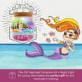 thumbnail image 4 of Mermaid Light Up Terrarium Kit for Kids - DIY Crystal Growing Night Light Craft Set - Perfect Birthday Gift for Girls Ages 4-12, 4 of 5