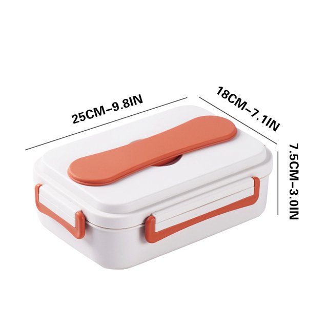 Stainless Steel Lunch Box Divided Lunch Box Girls Primary School Lunch Box Microwave Heating Sealed Lunch Box