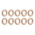 thumbnail image 4 of 30 anillos de madera de haya, colgante de anillo circular de madera lisa para manualidades, fabricación de joyas, 5,5 cm/2,2 pulgadas, 4 of 12