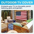 Outdoor TV Cover 55 Inch Weatherproof and Waterproof Smart Shield TV