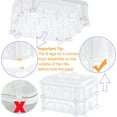 thumbnail image 3 of New brothread 3 Layers Stackable Clear Storage Box/Organizer for Holding 60 Spools Home Embroidery & Sewing Thread and Other Embroidery Sewing Crafts (Spool Size Requirement: H≤2.2"; W≤1.69"), 3 of 7