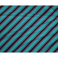 thumbnail image 4 of oneOone Tissu Polyester Lycra Bleu Turquoise Rayures Projets de Couture Tissu Imprimé au Mètre 56 Pouces de Large, 4 of 4