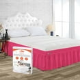 thumbnail image 1 of SGI Bedding 18 Inch Wrap Around Bed Skirt | Microfiber Bed Skirt | Fade Resistant, Wrinkle Free, Anti-static, Decorative, Extra Storage Space, Clutter-Free | Twin, Hot Pink, 1 of 6