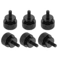 thumbnail image 1 of 6 Pcs M3*0.5 Knurled Thumb Screw Computer Case Threaded Hand Tighten Screws for PC Case, Black, 1 of 7