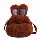 thumbnail image 1 of Bolso bandolera de felpa con forma de conejo para mujer, bolso bandolera, bolso bandolera, 1 of 5