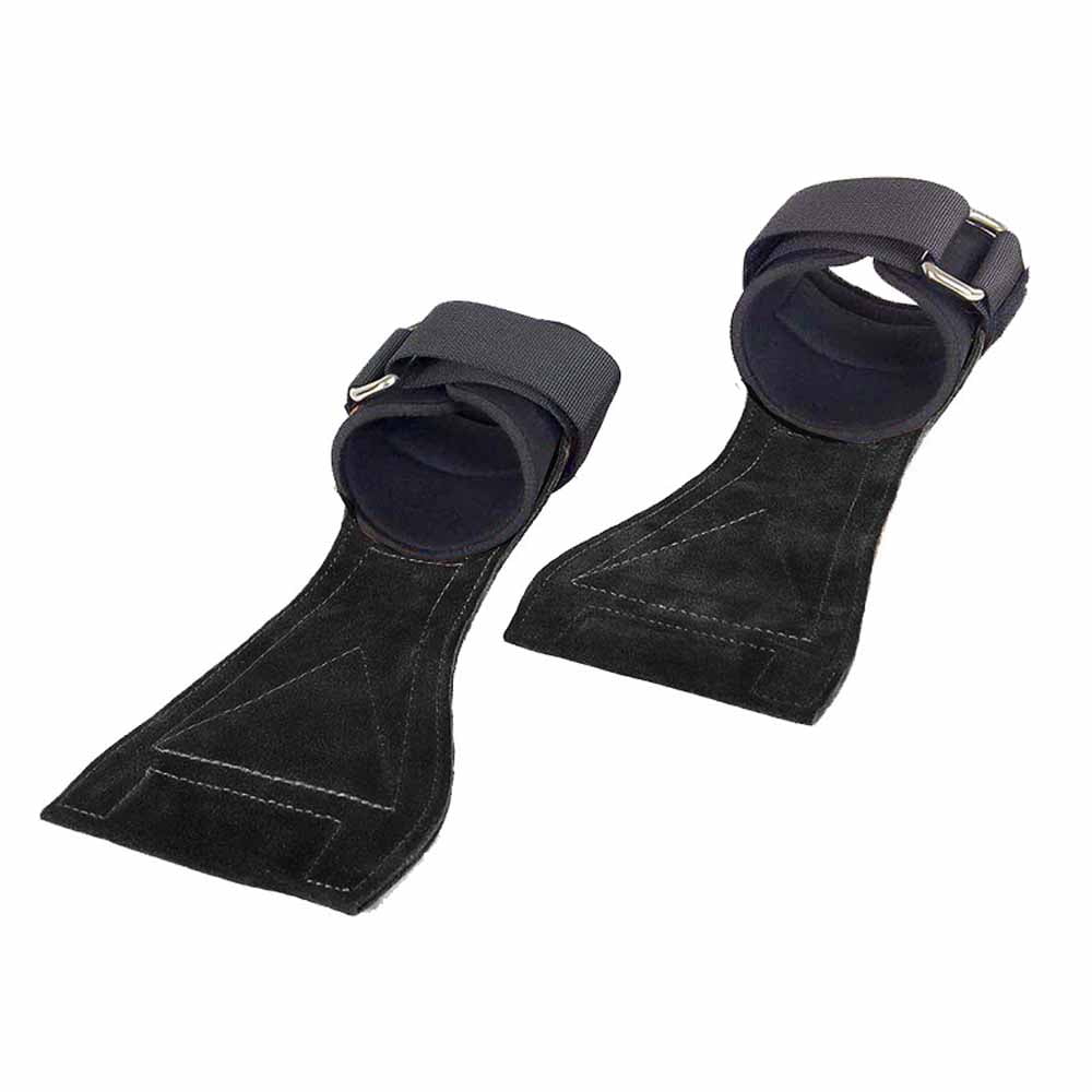 Weight Lifting Hand Grips Workout Pads with with Built in Adjustable