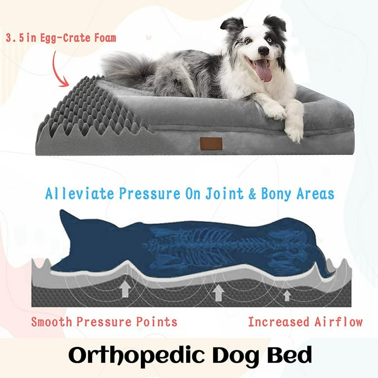 Bolster dog beds cheap with removable covers