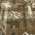 thumbnail image 3 of 3-Piece Rustic Wildlife Reversible Polyester Quilt Bedspread Set, 3 of 7