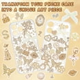 thumbnail image 3 of Kawaii Aesthetic Personalization DIY Phone Case & Nail Decor Charms Kit with Bows, 3 of 7