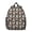 White Poodle Dog, variant on Yellow Puppy Dog Food Footprints Backpack Backpack for School,Cute School Bag,Schoolbag with Adjustable Shoulder Straps & Padded Back,13.8"x11.4"x6"
