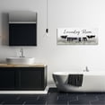 thumbnail image 2 of Stupell Laundry Room Clothes Drying Cows Nature Painting Gallery Wrapped Canvas Print Wall Art, 2 of 7
