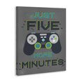 thumbnail image 2 of Stupell Industries Contemporary Five More Minutes Video Games Canvas Art, 16 x 20, by Angela Nickeas, 2 of 7