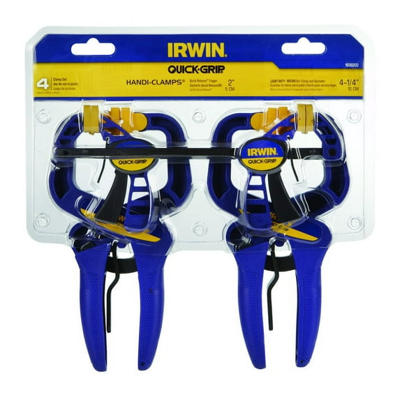 Irwin Resin Grip Clamps Blue