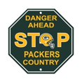 thumbnail image 1 of Green Bay Packers Plastic Stop Sign, 1 of 1